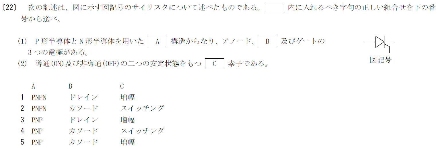 一陸特工学平成31年2月期午前[22]